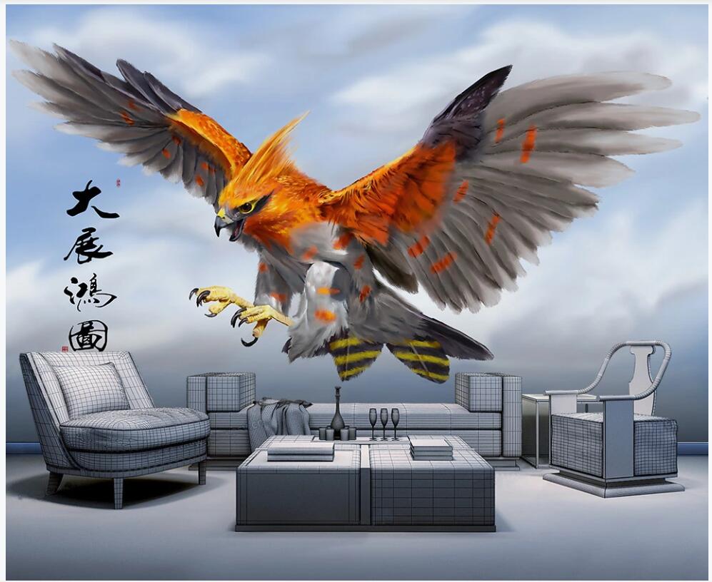 3d room wallpaper custom photo mural Chinese eagle spreads its wings against the blue sky background 3d wall murals wallpaper for walls 3 d, Non-woven
3d room wallpaper custom photo mural Chinese eagle spreads its wings against the blue sky background 3d wall murals wallpaper for walls 3 d, Non-woven