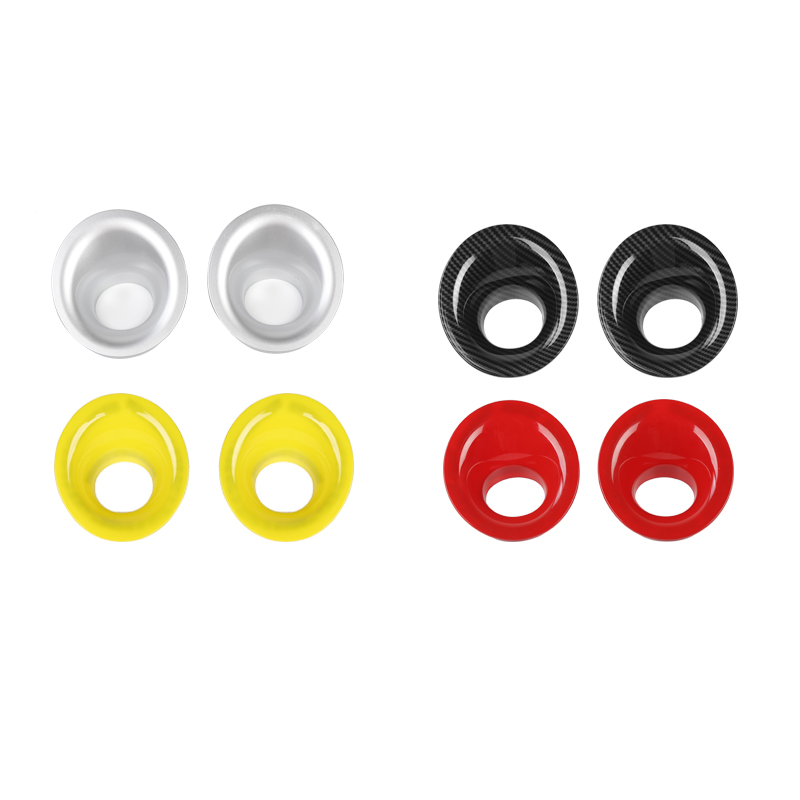 Car Front Fog Light lamp Frame ABS Decoration Cover For Dodge Challenger UP Factory Outlet Car Interior Accessories