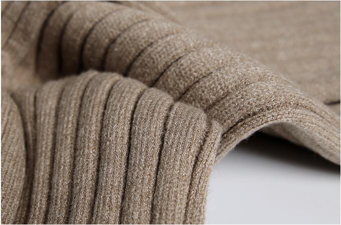 Qooth Autumn Winter Knitting Skirt High Waist Ol Long Pencil Skirt Women Open Slit Knitted Casual Vintage Maxi Skirt Qh1699 Y190428