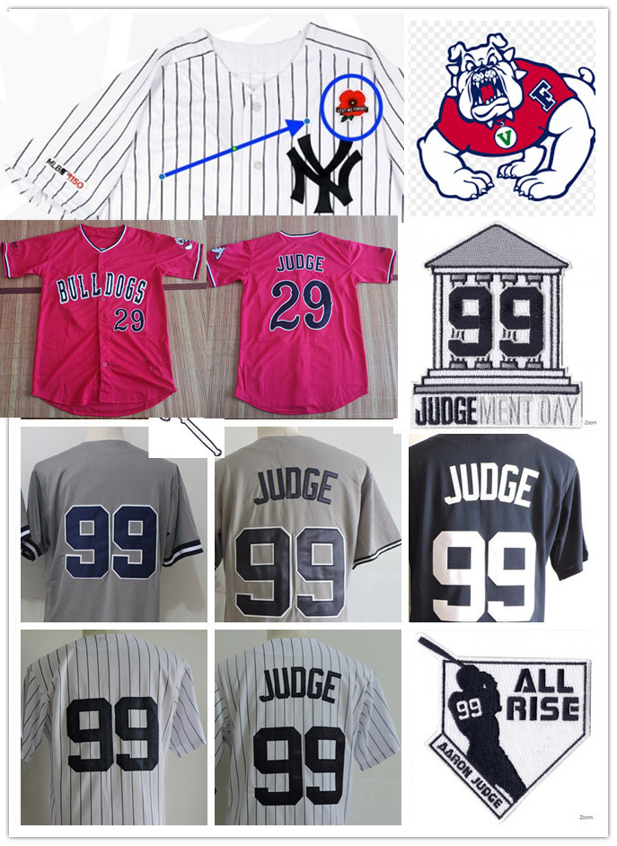 Mens NCAA Fresno State Bulldogs Aaron Judge Baseball jersey Stitched NY Lest We Forget #99 Aaron Judge Courthouse Judgement Day Patch Jersey, Ny /with name
Mens NCAA Fresno State Bulldogs Aaron Judge Baseball jersey Stitched NY Lest We Forget #99 Aaron Judge Courthouse Judgement Day Patch Jersey, Ny /with name