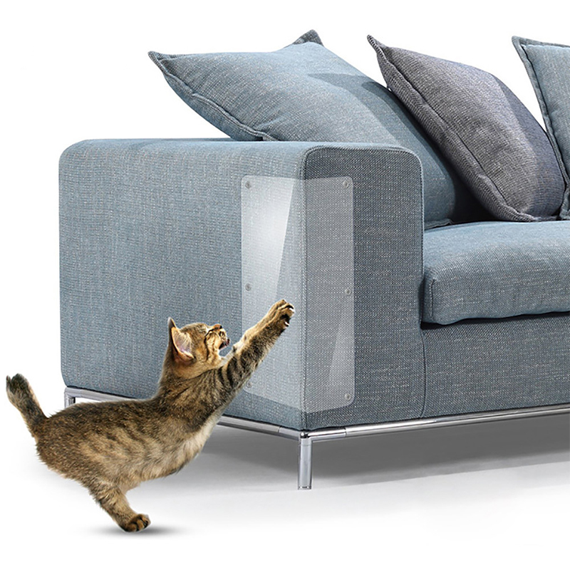 2Pc/set Pet Cat Scratch Guard Mat Couch Guard Sofa Cat Claw Protect Pads Cats Scratching Furniture For Upholstery Leather Chairs