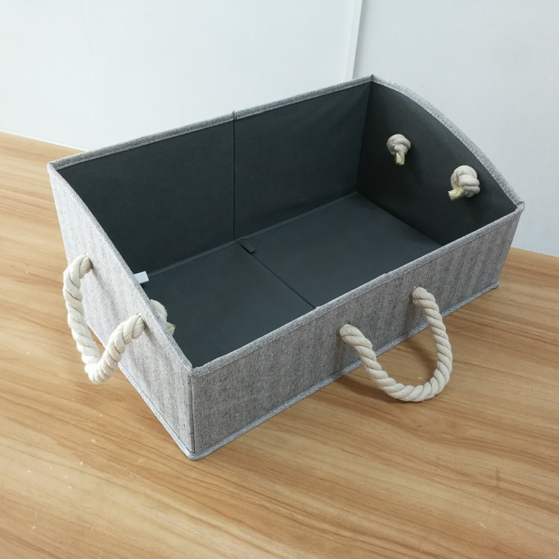 New Large Storage Bins Foldable Fabric Trapezoid Organizer Boxes With Cotton Rope Handle, New Collapsible Basket Grey
New Large Storage Bins Foldable Fabric Trapezoid Organizer Boxes With Cotton Rope Handle, New Collapsible Basket Grey