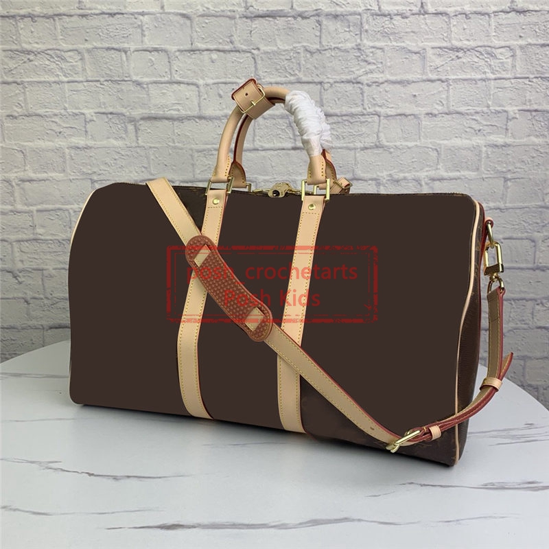 Luxus Designer Duffel Bags Large Capacity Designer Travel Bag High End Overnight Bags for Sale With Dust Bag, Brown checkers with black trim
Luxus Designer Duffel Bags Large Capacity Designer Travel Bag High End Overnight Bags for Sale With Dust Bag, Brown checkers with black trim