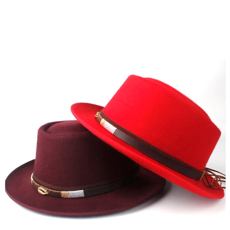 Wide Brim Hats Unisex Men Women Pork Pie Hat With Belt Retro Trilby Party Outdoor Casual Wool Flat Fedora Jazz Size 58CM, Black
Wide Brim Hats Unisex Men Women Pork Pie Hat With Belt Retro Trilby Party Outdoor Casual Wool Flat Fedora Jazz Size 58CM, Black