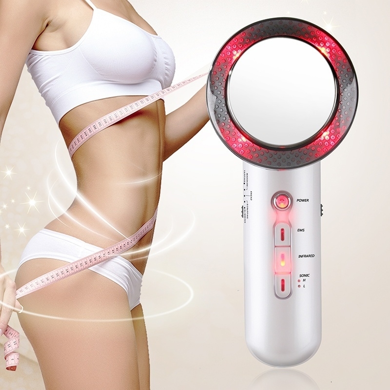 Ultrasound Cavitation 3 in 1 Infrared EMS Body Slimming Massager Weight Loss Lipo Anti Cellulite Fat Burner Ultrasonic SkinCare T191116