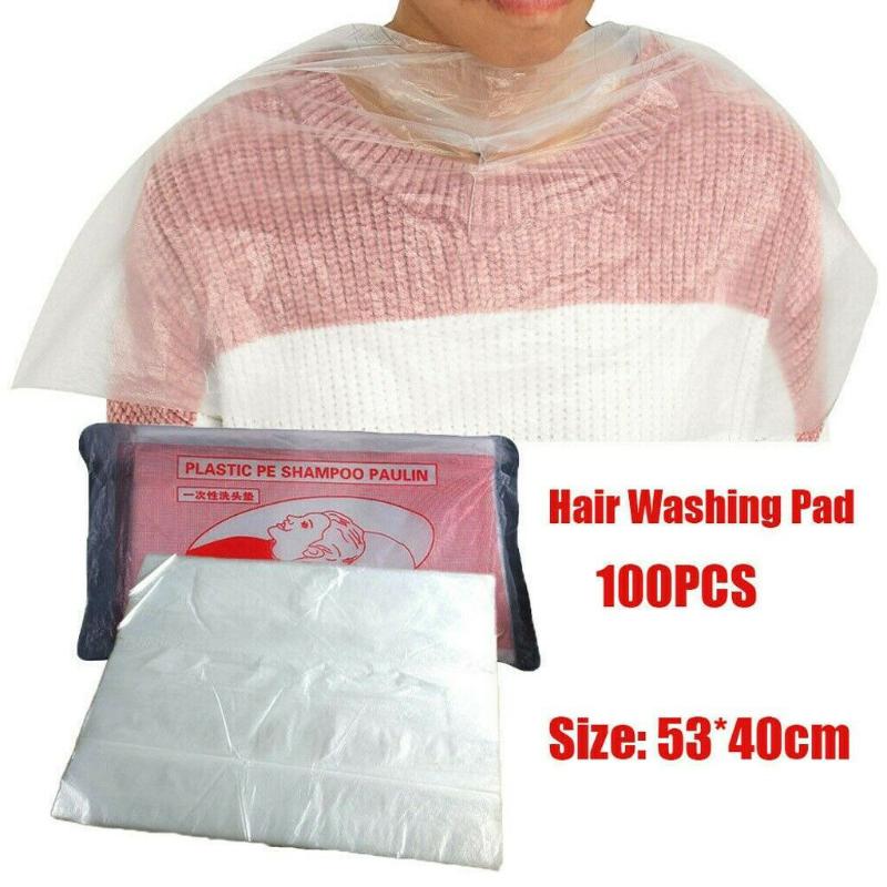 Disposable Hair Girdle Cutting Capes Hairdressing Home Barber Apron Dyeing 100PC Plastic Hair Washing Pad Bathroom Products
Disposable Hair Girdle Cutting Capes Hairdressing Home Barber Apron Dyeing 100PC Plastic Hair Washing Pad Bathroom Products