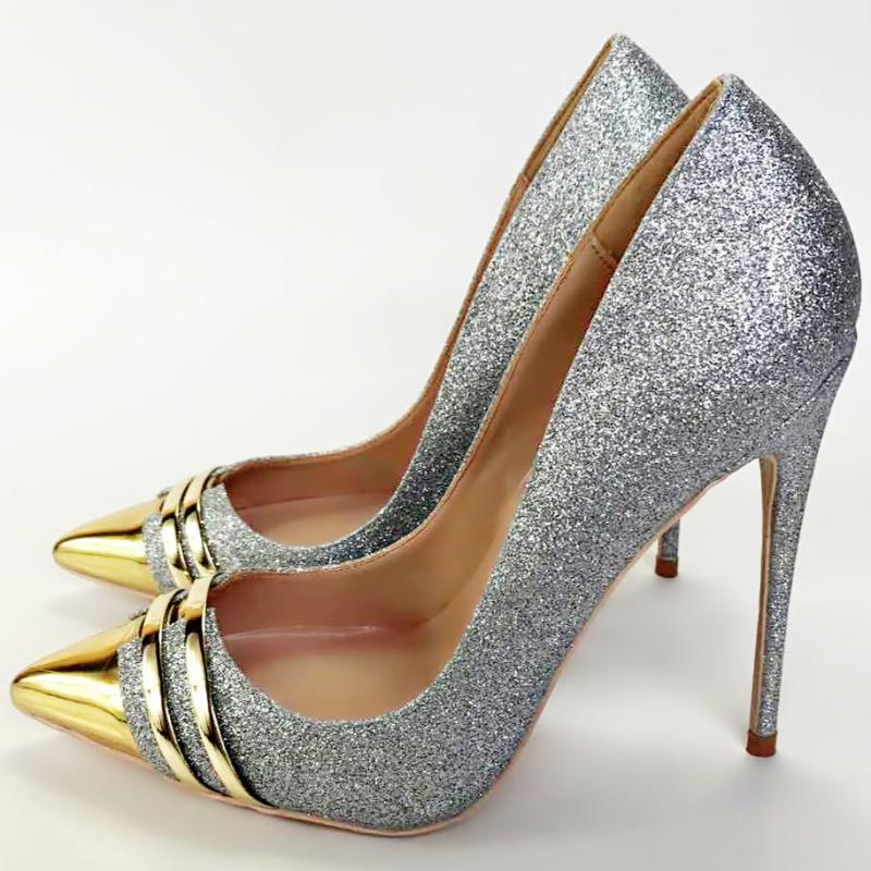 keshangjia 2020 New Sexy Women grey bling bling Pumps High Heels Woman Pointed Toe shallow Wedding Dress glitter Shoes, Silver
keshangjia 2020 New Sexy Women grey bling bling Pumps High Heels Woman Pointed Toe shallow Wedding Dress glitter Shoes, Silver