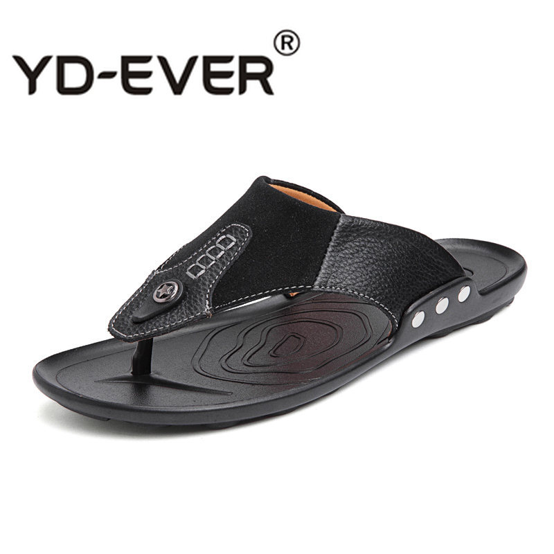 Summer Men Flip Flop Beach Mens Slippers Casual Office Top Quality Leather Flip Flops Male Footwear Sea Water Shoes Big Size, Black
Summer Men Flip Flop Beach Mens Slippers Casual Office Top Quality Leather Flip Flops Male Footwear Sea Water Shoes Big Size, Black
