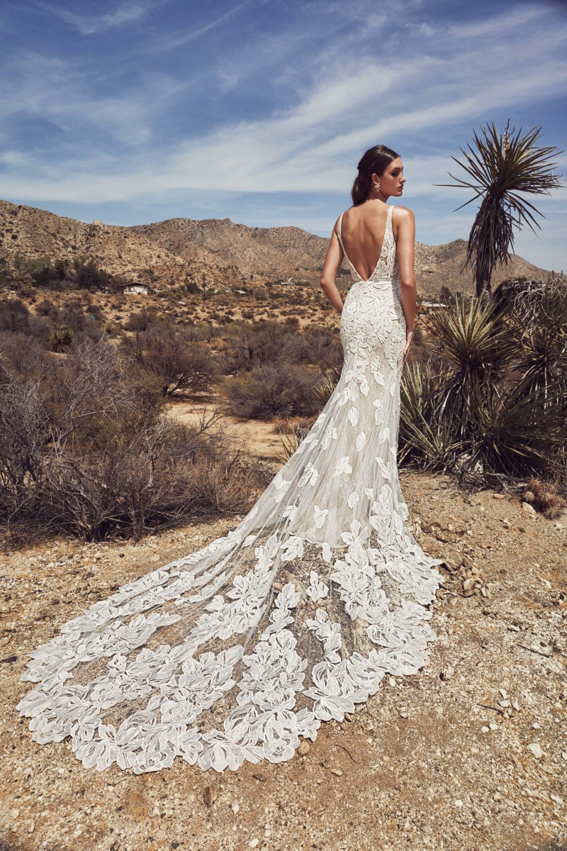 calla blanche mermaid wedding dresses sexy v neck lace bridal gowns sleeveless backless sweep train vintage boho bohemian wedding dress