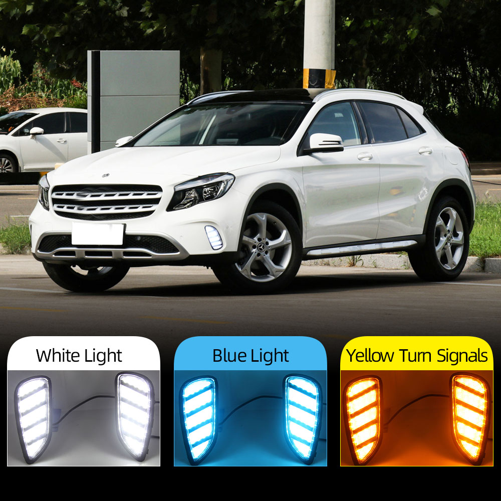 2pcs for mercedes benz gla gla180 gla200 2015 2016 2017 2018 car drl led daytime running lights fog lamp
2pcs for mercedes benz gla gla180 gla200 2015 2016 2017 2018 car drl led daytime running lights fog lamp