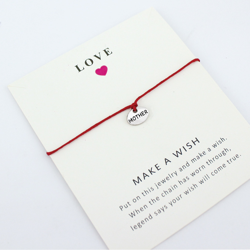 Mom Mother Love Family Card Bracelets Hope Best Joy Angel Peace Faith Friends Big Little Middle Sister Charm Jewelry Women Gift
Mom Mother Love Family Card Bracelets Hope Best Joy Angel Peace Faith Friends Big Little Middle Sister Charm Jewelry Women Gift