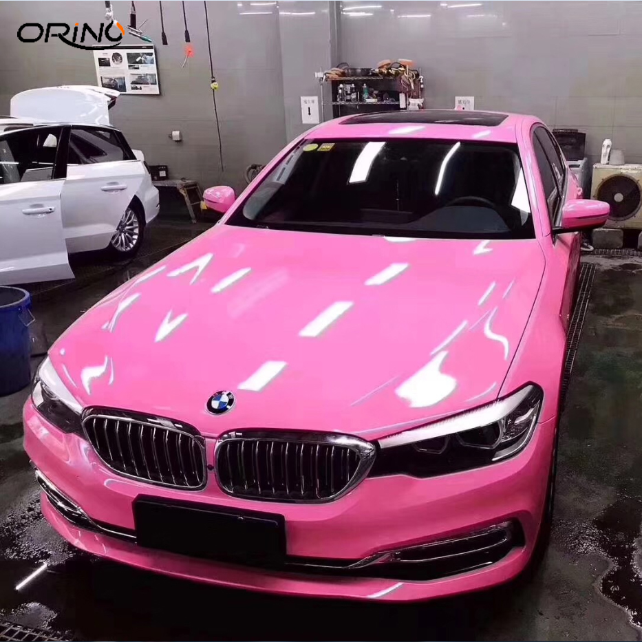 Super Gloss Pink Vinyl Wrap Film Adhesive Sticker Decal Glossy Car Wrapping Foil Covering Air-release
Super Gloss Pink Vinyl Wrap Film Adhesive Sticker Decal Glossy Car Wrapping Foil Covering Air-release