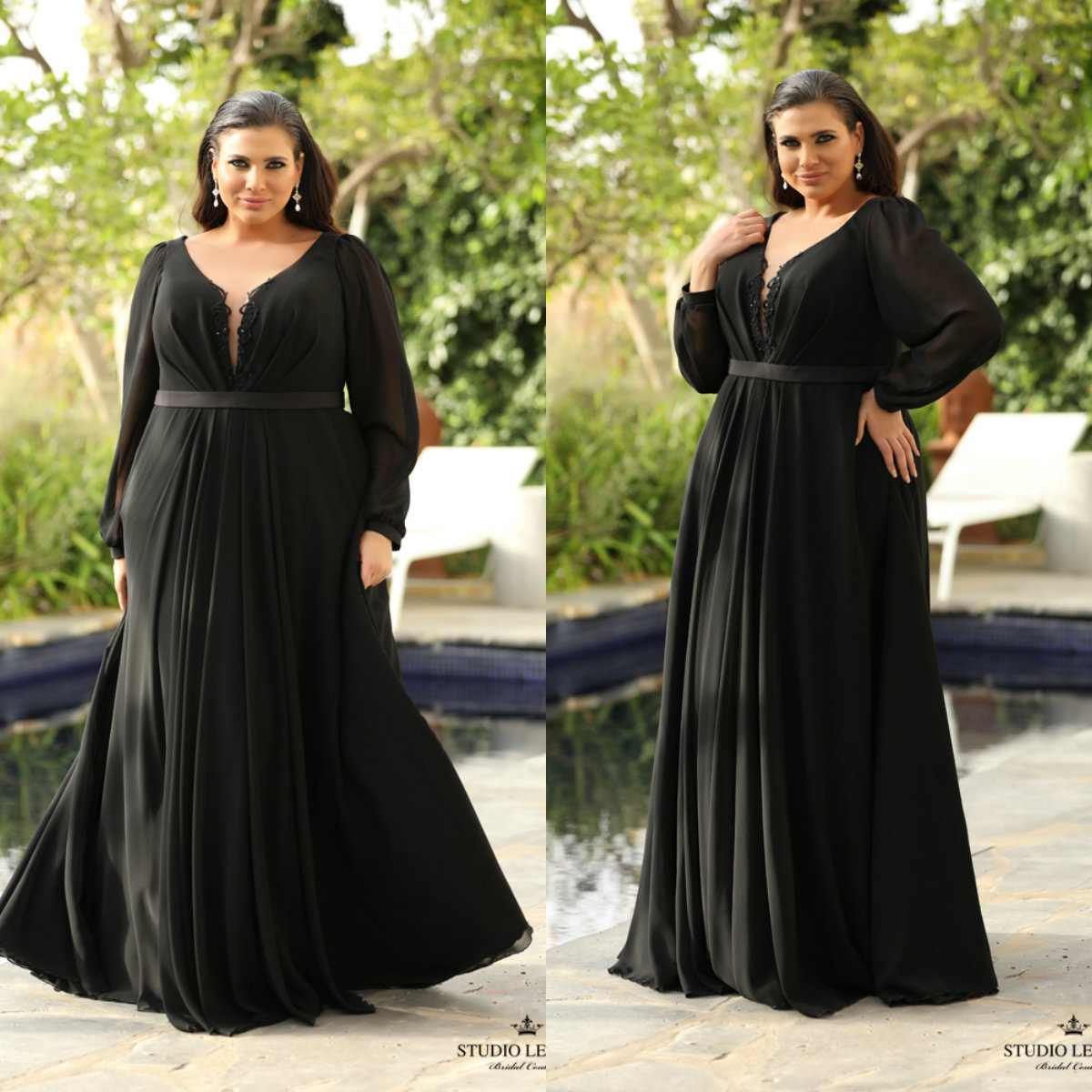 2019 Black Plus Size Prom Dresses V Neck Lace Appliqued Long Sleeves Chiffon Evening Dress Party Wear Custom Made Special Occasion Gowns, Lilac
2019 Black Plus Size Prom Dresses V Neck Lace Appliqued Long Sleeves Chiffon Evening Dress Party Wear Custom Made Special Occasion Gowns, Lilac