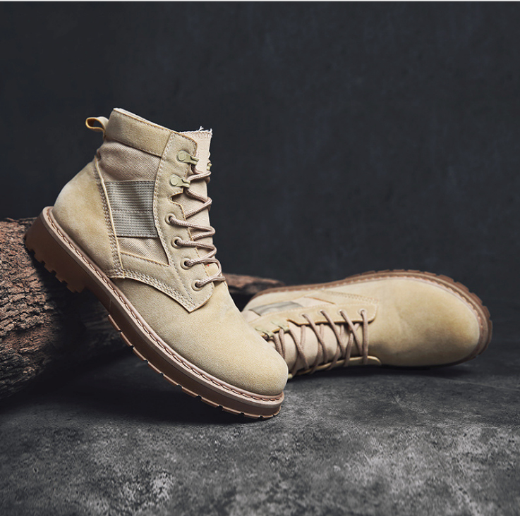 Hot Sale-eathable Working Boots for Men Outdoor Waterproof Hiking Climbing Shoes