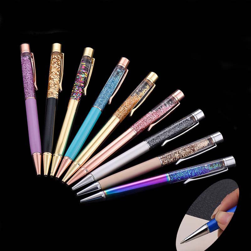 1.0 mm Creative Crystal Ballpoint quicksand pen Fashion School Office Supplies Stationery Writing drop ship, As show
1.0 mm Creative Crystal Ballpoint quicksand pen Fashion School Office Supplies Stationery Writing drop ship, As show