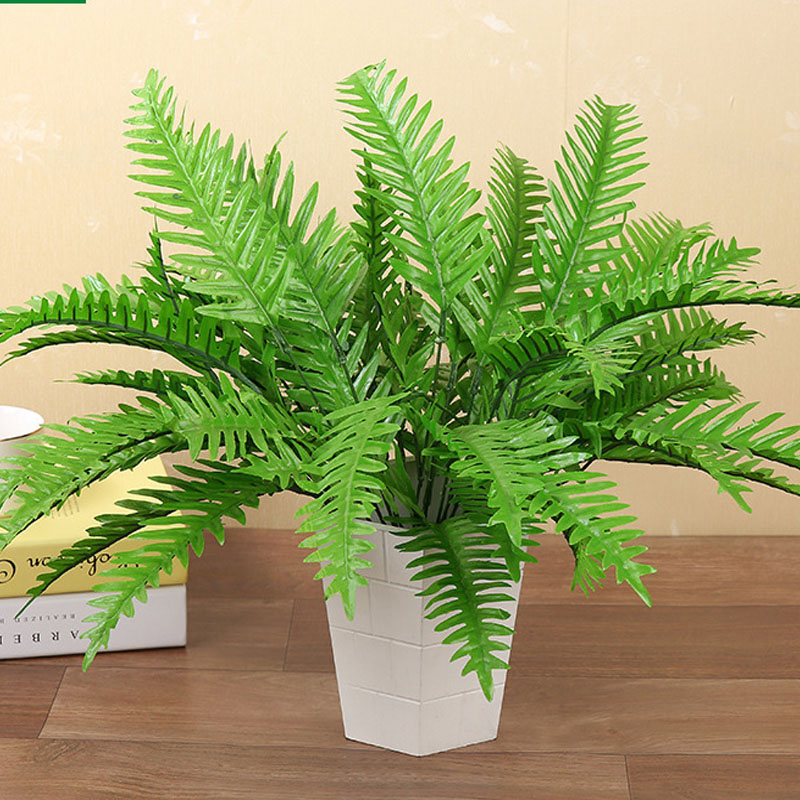 Romantic Green Imitation Fern Plastic Artificial Grass Leaves Plant Display Flower for Home Wedding Xmas Decoration, As pic
Romantic Green Imitation Fern Plastic Artificial Grass Leaves Plant Display Flower for Home Wedding Xmas Decoration, As pic