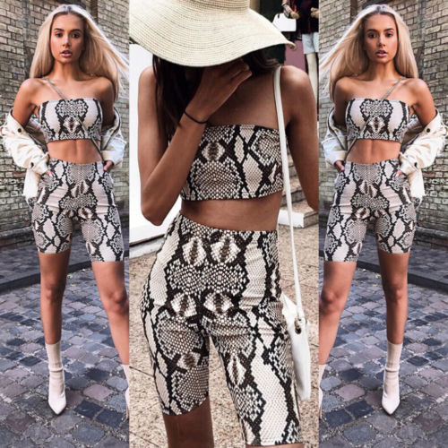 Womens Autumn Casual Shinny Tube Top Shorts Bodycon Two Piece Set Outfits Short Sport Jumpsuit Sets C18122401