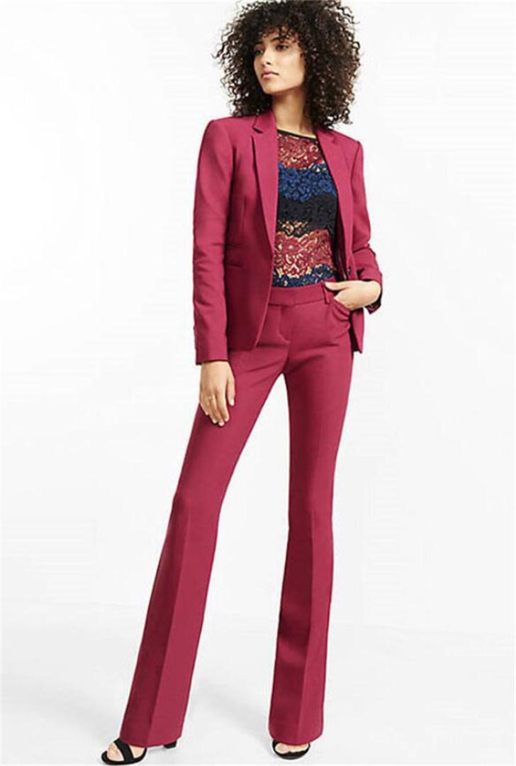 Jacket+Pants Women's Business Suits Office Uniform Designs Burgundy Women Elegant Formal Ladies Trouser Suit 2 Piece Sets Custom, 019
Jacket+Pants Women's Business Suits Office Uniform Designs Burgundy Women Elegant Formal Ladies Trouser Suit 2 Piece Sets Custom, 019
