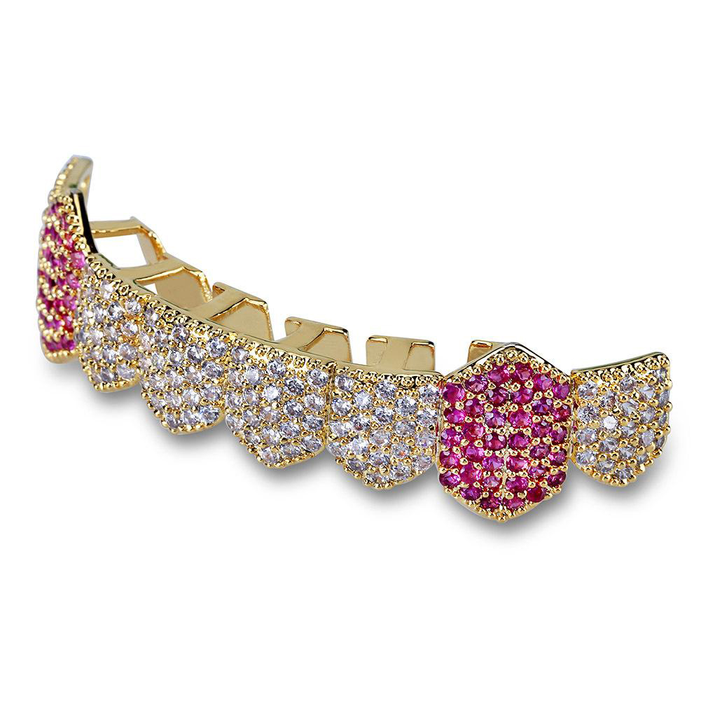 Hip Hop Grills Gold Silver Color Iced Out Micro Pave Full CZ Teeth Grillz Bottom Grills Charm For Men2509667
Hip Hop Grills Gold Silver Color Iced Out Micro Pave Full CZ Teeth Grillz Bottom Grills Charm For Men2509667