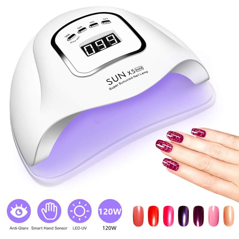 UV Gel Nail Lamp 120W Nail Dryer LED UV Light for Gel Polish-4 Timers Professional Art Accessories,Curing Toe Nails, Us
UV Gel Nail Lamp 120W Nail Dryer LED UV Light for Gel Polish-4 Timers Professional Art Accessories,Curing Toe Nails, Us