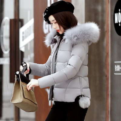 Wholesale women's short paragraph autumn and winter new Slim fashion fur collar down cotton coat size XS-XL, Gray
Wholesale women's short paragraph autumn and winter new Slim fashion fur collar down cotton coat size XS-XL, Gray