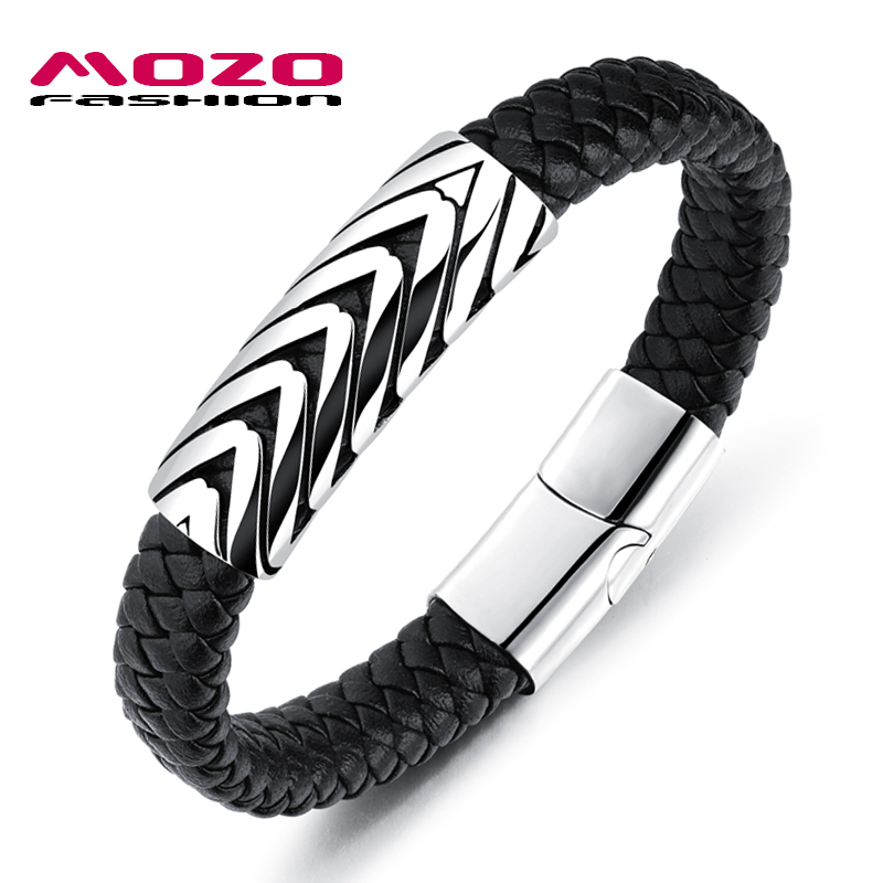 Fashion Bangle Men Jewelry Black Leather Bracelet Stainless Steel Punk Arrows Charm Magnet buckle Hhigh Quality PS2078 
Fashion Bangle Men Jewelry Black Leather Bracelet Stainless Steel Punk Arrows Charm Magnet buckle Hhigh Quality PS2078