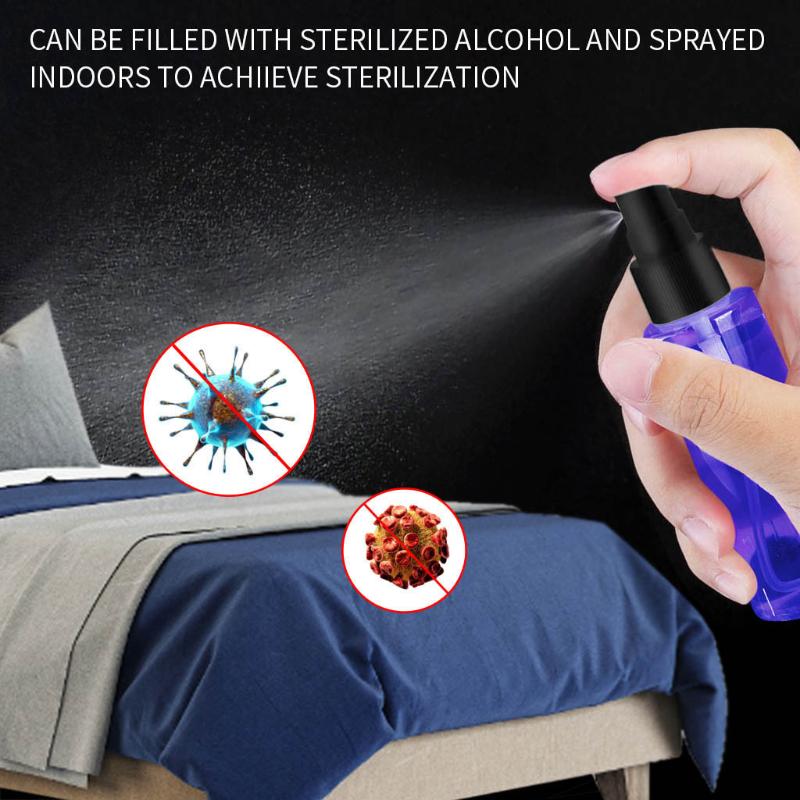 12PC 30ML Blue Travel Spray Bottle Plastic Small Spray Bottle With Plastic Sprayer Oil Liquid Container