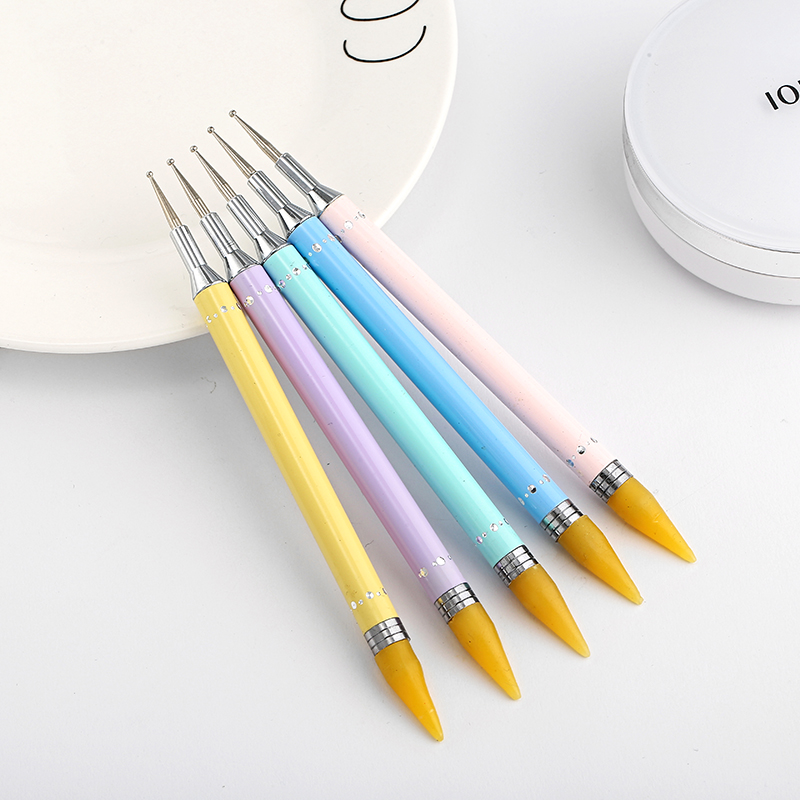 Diamond Embroidery Double Head Point drill pen Dot Painting Point Pen Nail Art Rhinestone Picker Wax Pencil Crystal Handle Tool
Diamond Embroidery Double Head Point drill pen Dot Painting Point Pen Nail Art Rhinestone Picker Wax Pencil Crystal Handle Tool