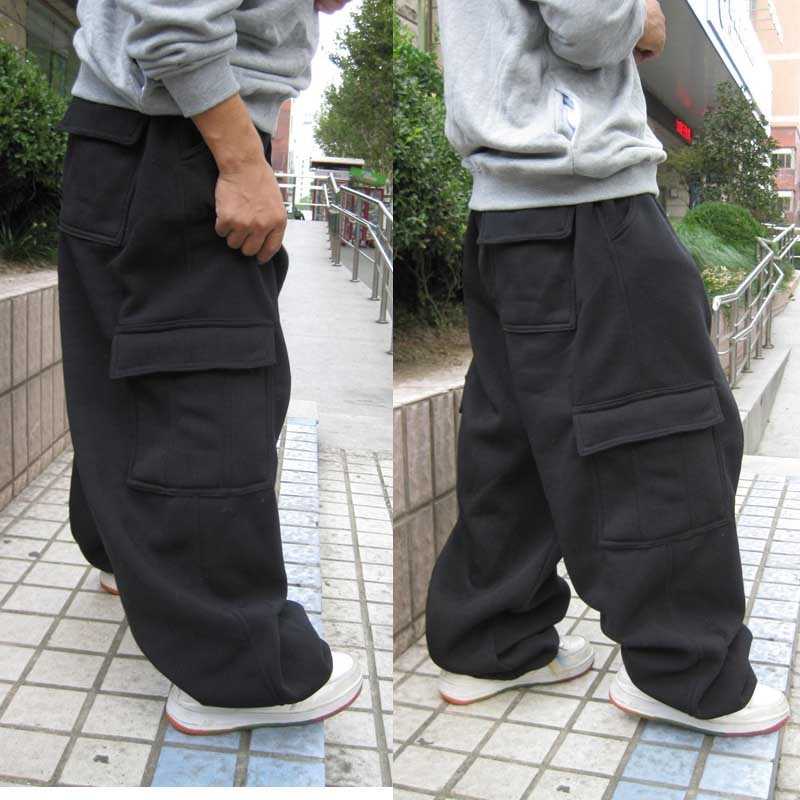 Plus Size Hip Hop Joggers Sweatpants for Men and Women Streetwear Big Pocket Cargo Pants Casual Straight Loose Baggy Trousers T200820