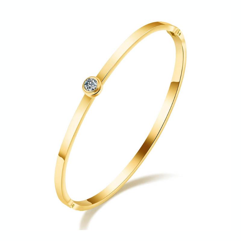 Bangle Classic Cubic Zirconia Round Circle Bangles Bracelet For Women 3 Colors Stainless Steel Style Birthday Party B18103
Bangle Classic Cubic Zirconia Round Circle Bangles Bracelet For Women 3 Colors Stainless Steel Style Birthday Party B18103