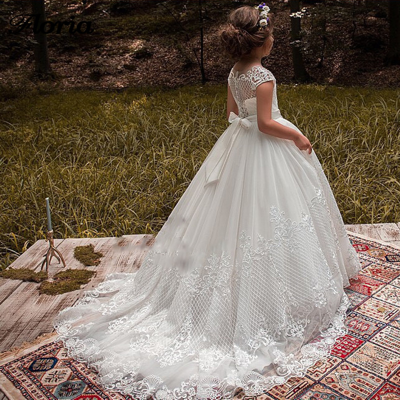 2020 New Arrival Flower Girl Dresses For Weddings Vestidos Daminha Girls Lace First Communion Dresses For Girls