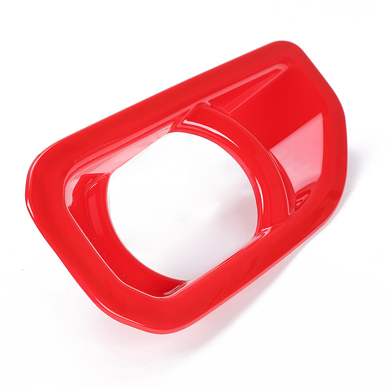 ABS Front Bumper Fog Light Decoration Red For Jeep Wrangler JL Sahara 2018+ Auto Internal Accessories