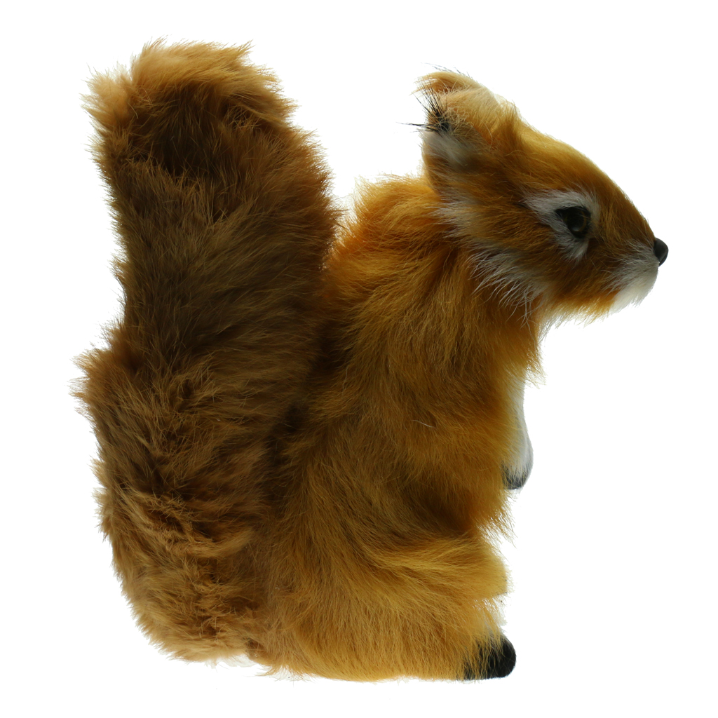 artificial squirrel simulation animals model toy garden decor ornament