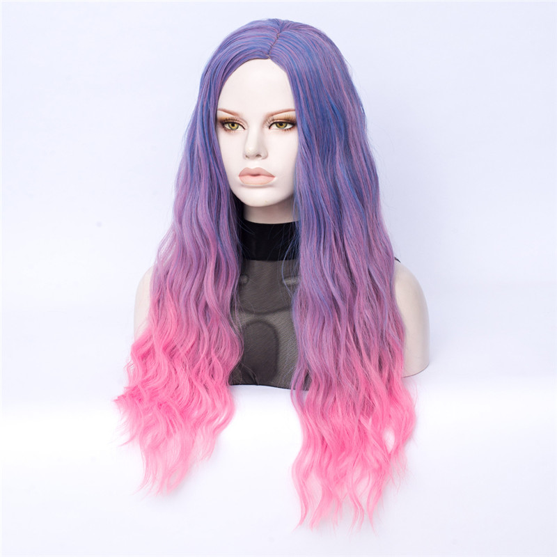 28 Inch Long Cosplay Wigs for Black Women Purple Pink Gradient Side Part Synthetic Rose Net Ombre Hair
28 Inch Long Cosplay Wigs for Black Women Purple Pink Gradient Side Part Synthetic Rose Net Ombre Hair