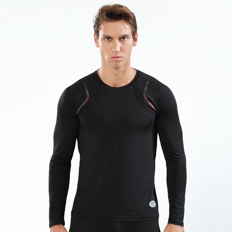 New Gym Fitness Tights Top Tee Quick Dry Running T-shirts Sport Compression Shirt Soccer Jerseys Long Sleeve Men Gym Clothing, Black
New Gym Fitness Tights Top Tee Quick Dry Running T-shirts Sport Compression Shirt Soccer Jerseys Long Sleeve Men Gym Clothing, Black
