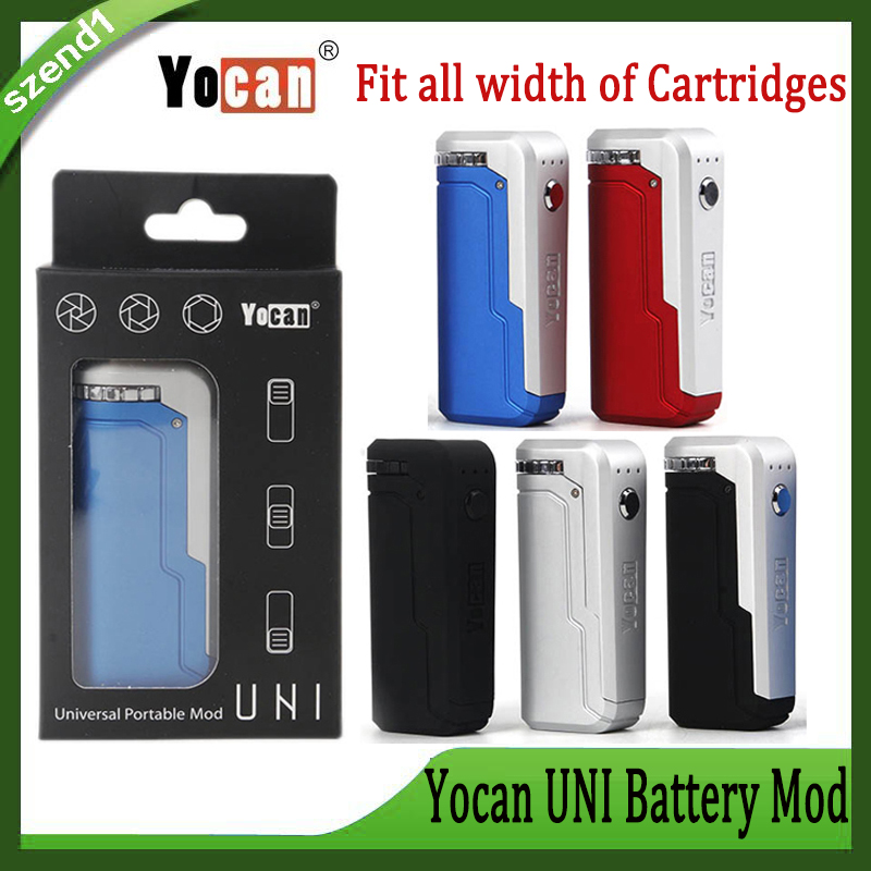 Yocan UNI Box Mod 650mAh 10s Preheat VV Variable Volta Adjustable Height and Diameter Holder Fit All Atomizer 5 Colors Vs Vmod Palm
Yocan UNI Box Mod 650mAh 10s Preheat VV Variable Volta Adjustable Height and Diameter Holder Fit All Atomizer 5 Colors Vs Vmod Palm