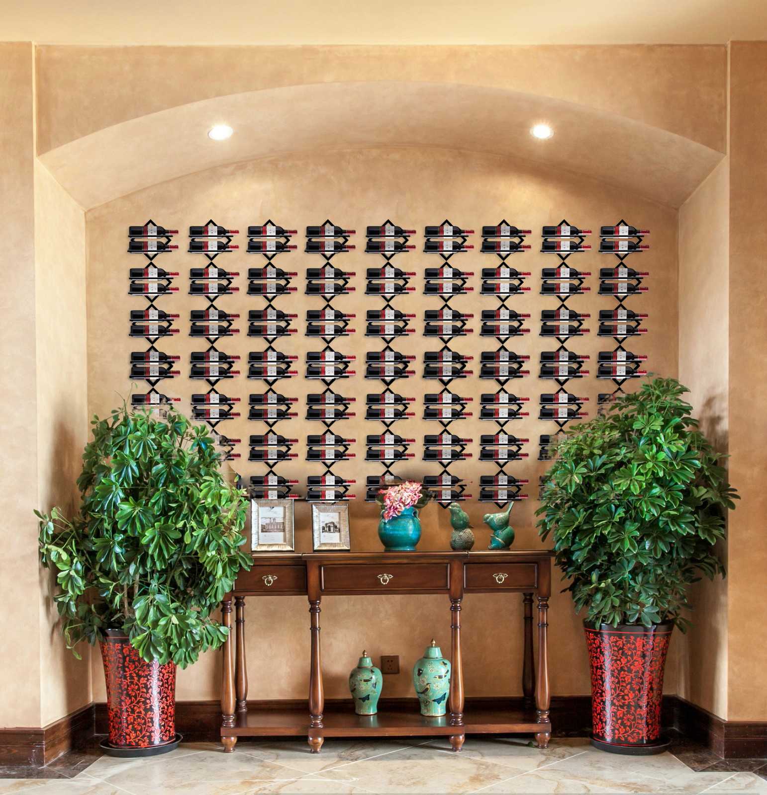 European Creative Wall-mounted Wine Rack, Home Wall Decoration, Wine Cup Rack, Cabinet Wall Bottle Rack