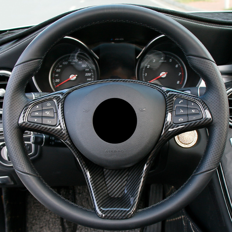 Carbon Fiber Color Car Steering Wheel Button Frame Decoration ABS For Mercedes Benz C Class W205 GLC X253 E Class W213 2015-18
Carbon Fiber Color Car Steering Wheel Button Frame Decoration ABS For Mercedes Benz C Class W205 GLC X253 E Class W213 2015-18