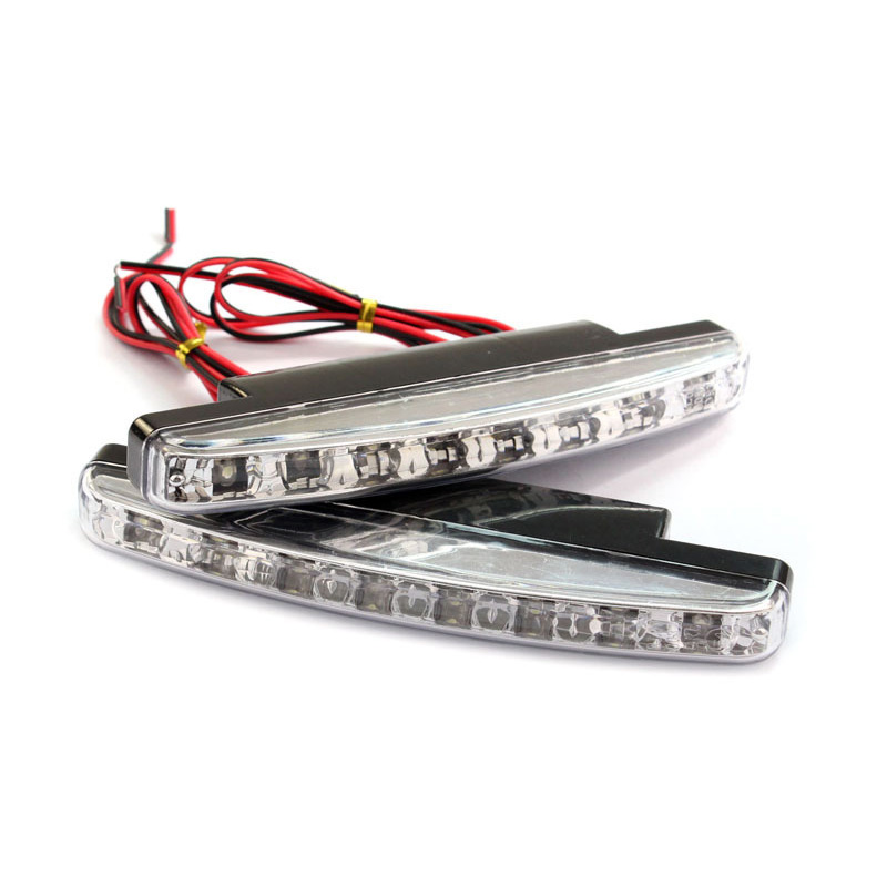 Daytime Running Light 1PC 12V 8W 8LED Waterproof External Led Car Styling Car Light Source Fog Bar Lamp White for Car-Styling, As pic
Daytime Running Light 1PC 12V 8W 8LED Waterproof External Led Car Styling Car Light Source Fog Bar Lamp White for Car-Styling, As pic