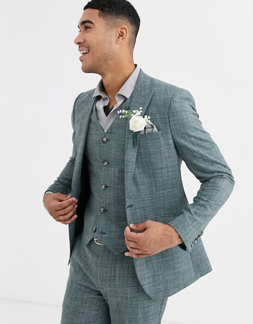 New Fashion Groomsman Wedding Tuxedos One Button 3 Pieces Mens Suit Formal Prom Party Wear Blazer(Jacket+Vest+Pants)