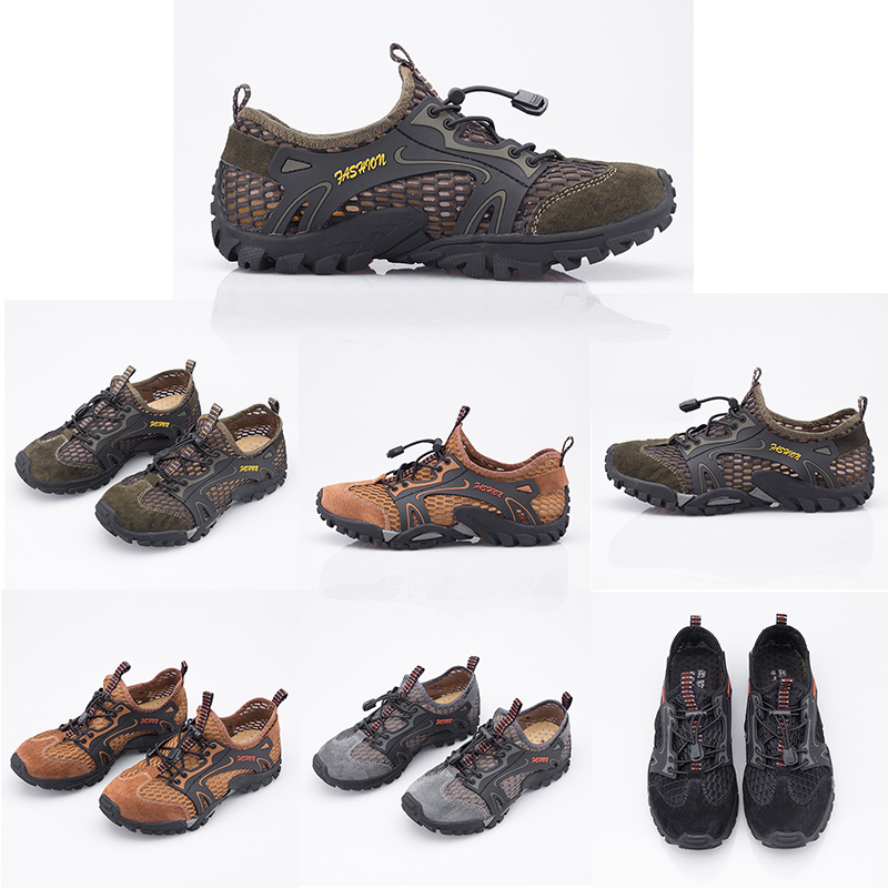 Wholesale Mesh Leather women mens designer Leisure Wading Outdoor shoes flat breathable sneakers Homemade brand Made in China
Wholesale Mesh Leather women mens designer Leisure Wading Outdoor shoes flat breathable sneakers Homemade brand Made in China