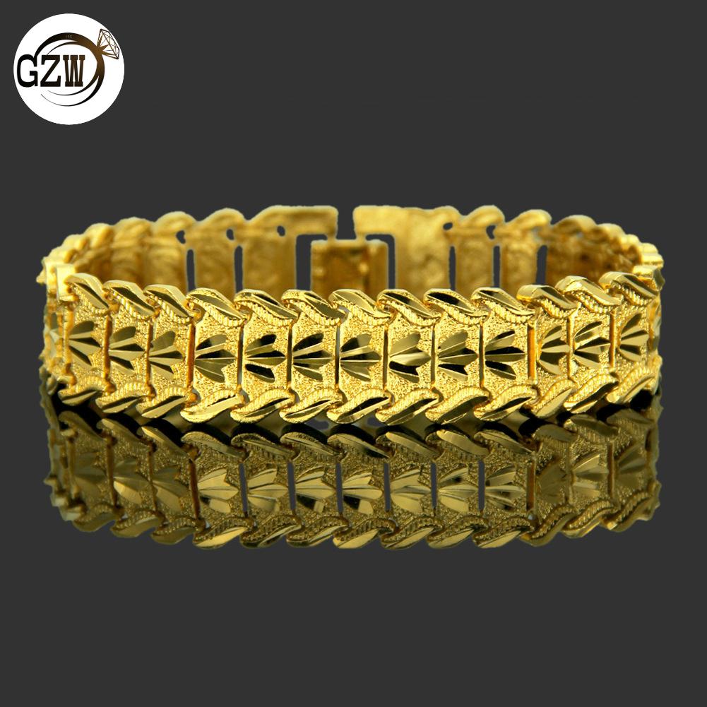 New Fashion personalized Mens Gold Chain Bracelets Hip Hop Street Rapper Chains Bracelet Jewelry Christmas Gifts for Men Guys for Sale