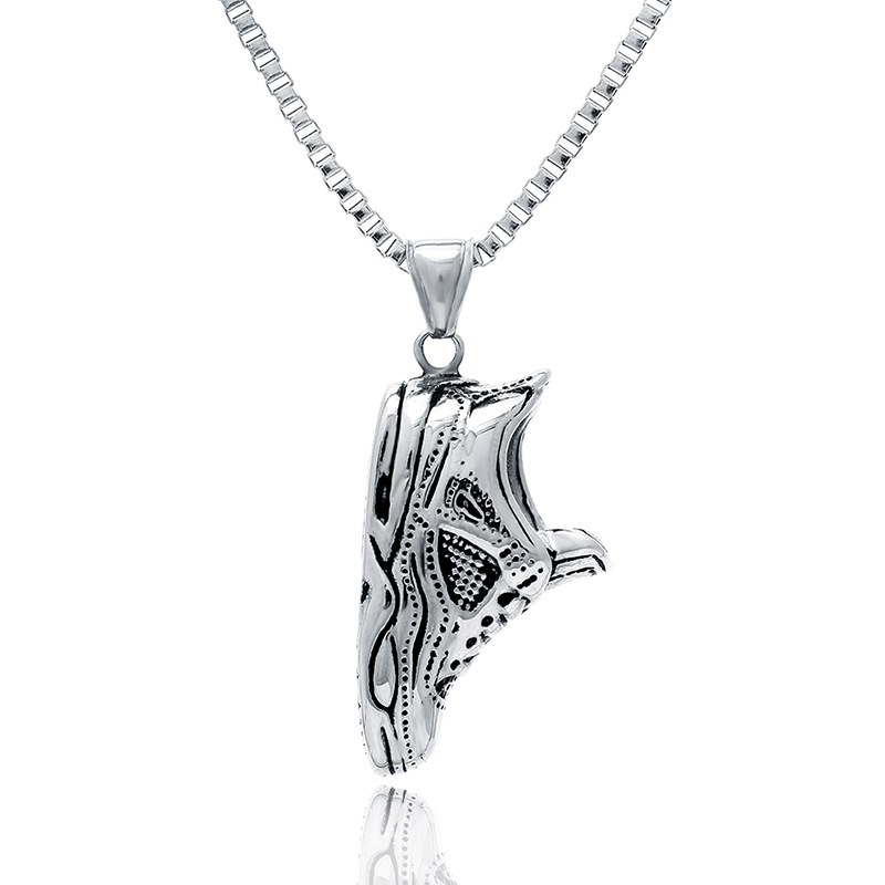 Stainless Steel Men's Sneakers Pendant Necklace Hip Hop Sports Shoes Necklaces Jewelry with Box Chain For Him Gift
Stainless Steel Men's Sneakers Pendant Necklace Hip Hop Sports Shoes Necklaces Jewelry with Box Chain For Him Gift
