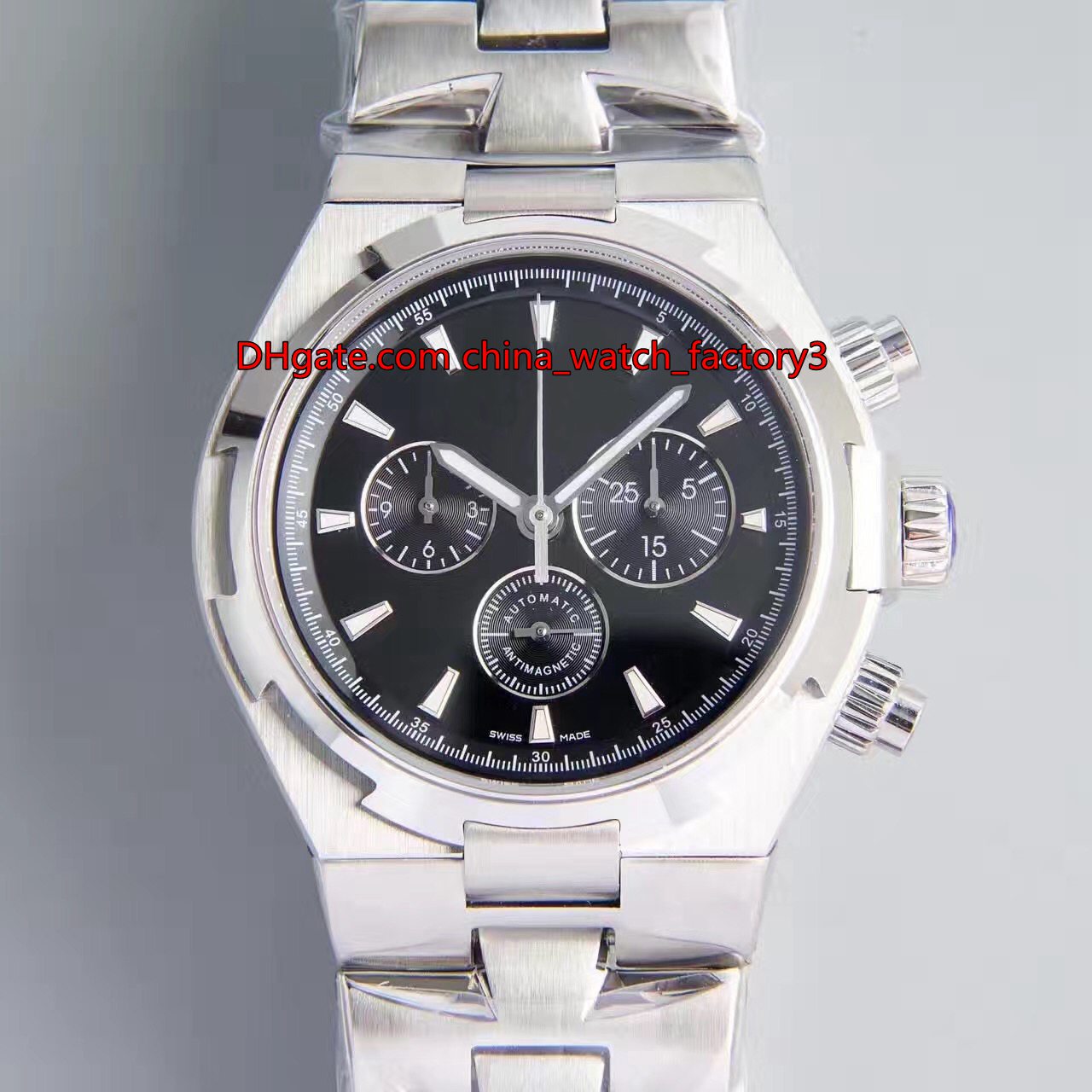 3 Style Top Quality Watch 42mm Overseas Chronograph Series 5500V/110A-B148 Swiss ETA 7750 Movement Automatic Mechanical Mens Watches
3 Style Top Quality Watch 42mm Overseas Chronograph Series 5500V/110A-B148 Swiss ETA 7750 Movement Automatic Mechanical Mens Watches