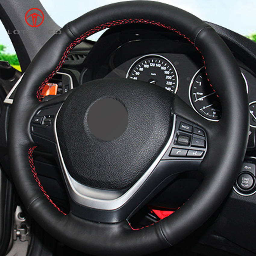 Black Genuine Leather Car Steering Wheel Cover for BMW F20 F21 F22 F23 118i 120i 125i 120d 218i 228i 420i 430i 435i
Black Genuine Leather Car Steering Wheel Cover for BMW F20 F21 F22 F23 118i 120i 125i 120d 218i 228i 420i 430i 435i