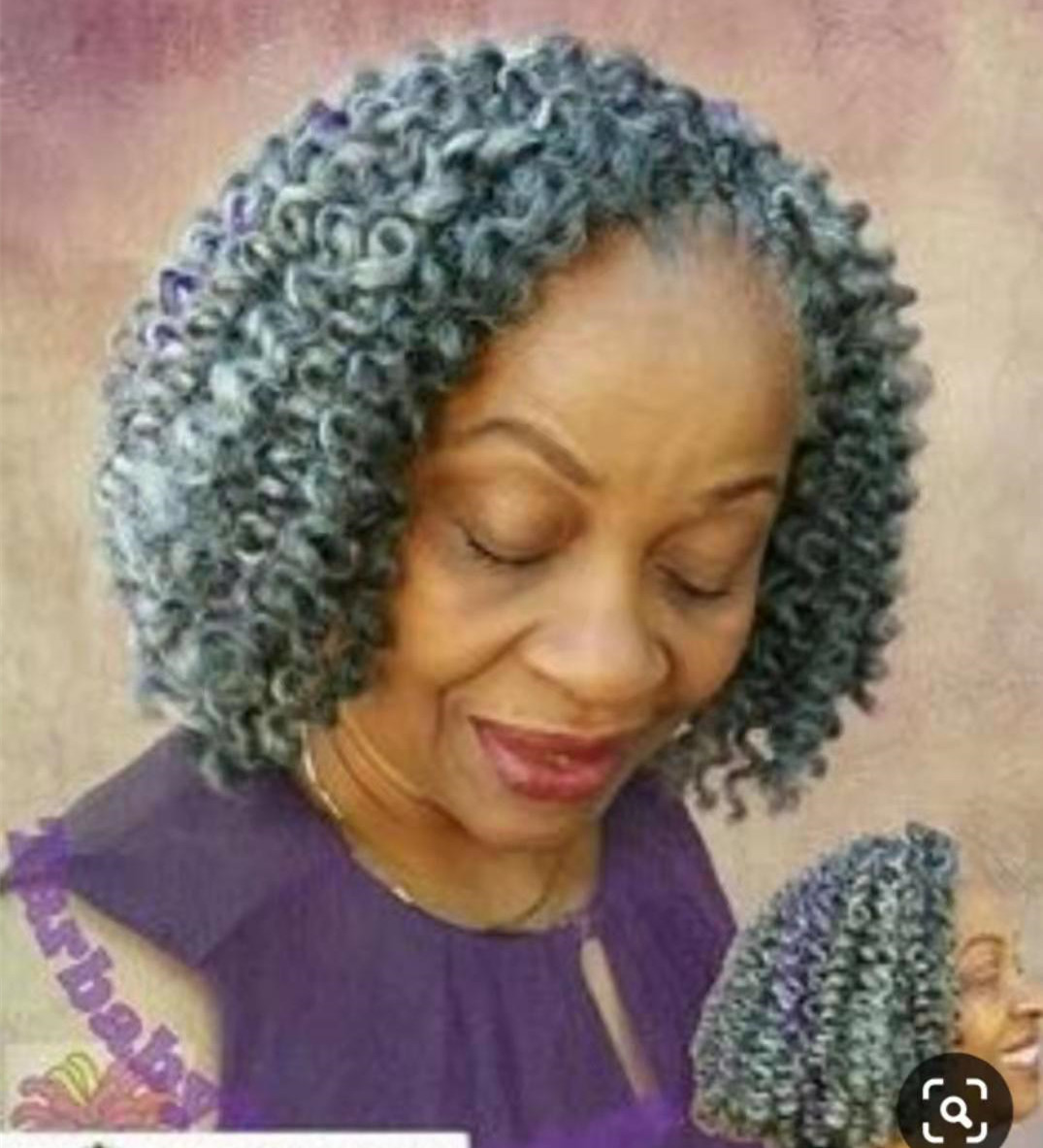 100% real hair gray puff afro ponytail hair extension clip in Remy afro kinky curly drawstring ponytails grey hair piece 120g