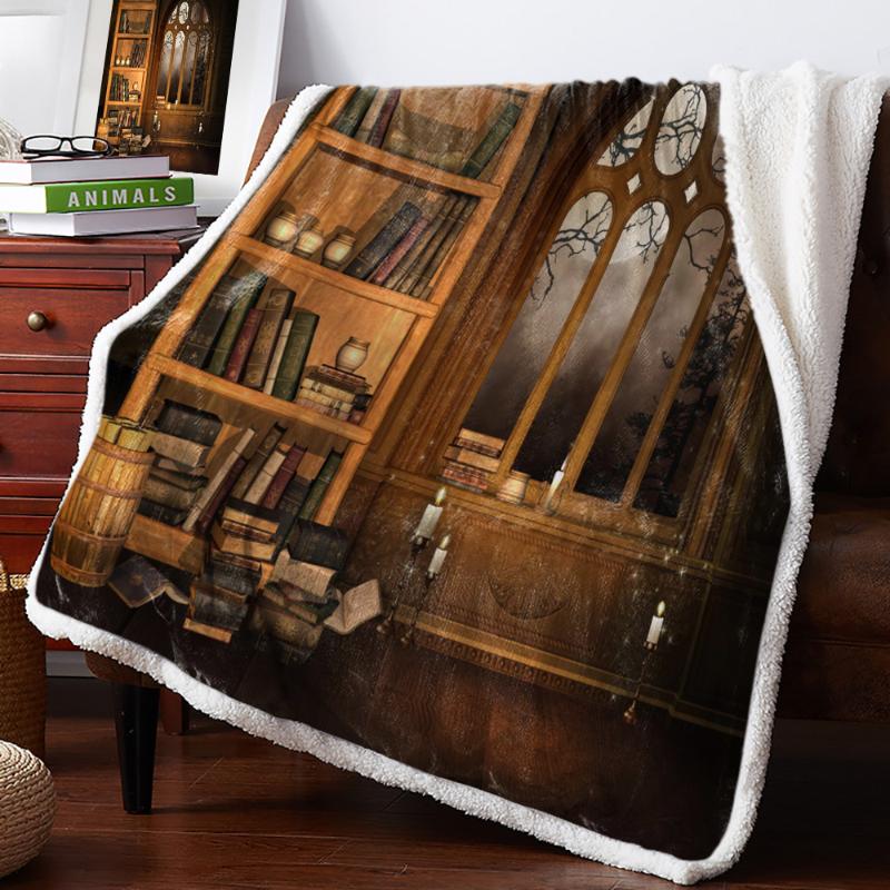 Brown Bookcase Candle Retro Style Warm Soft Blanket Office Sofa Plush Blanket Bedspreads Quilt Drop Ship
Brown Bookcase Candle Retro Style Warm Soft Blanket Office Sofa Plush Blanket Bedspreads Quilt Drop Ship