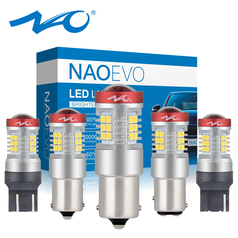 NAO P21W LED T20 For LADA DRL Bulb 1156 PY21W P21/5W 7443 W21/5W Car W21W 7440 1157 BAY15D 2835 Chip BAU15S Brake Dimension Lamp, As pic
NAO P21W LED T20 For LADA DRL Bulb 1156 PY21W P21/5W 7443 W21/5W Car W21W 7440 1157 BAY15D 2835 Chip BAU15S Brake Dimension Lamp, As pic