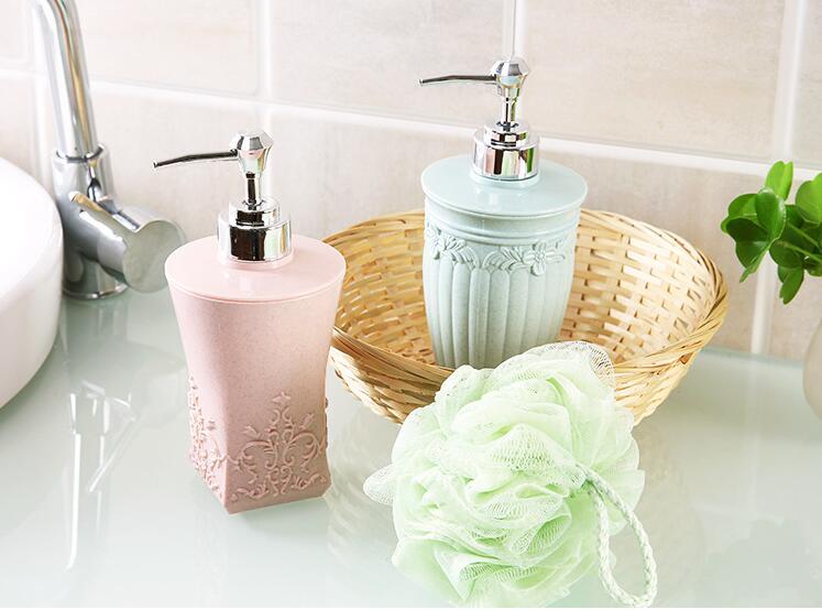 400ml Shampoo Empty Bottle Cosmetic Cream Lotion Containers Press Bottles Liquid Soap Dispenser Shower Bathroom Accessories