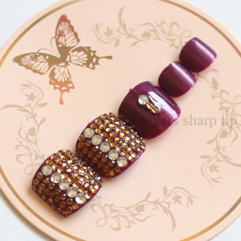 2019 High-grade High quality fashion full drill handmade round toe fake nail crystal brown drill 24PCS #N39, 1pcs
2019 High-grade High quality fashion full drill handmade round toe fake nail crystal brown drill 24PCS #N39, 1pcs
